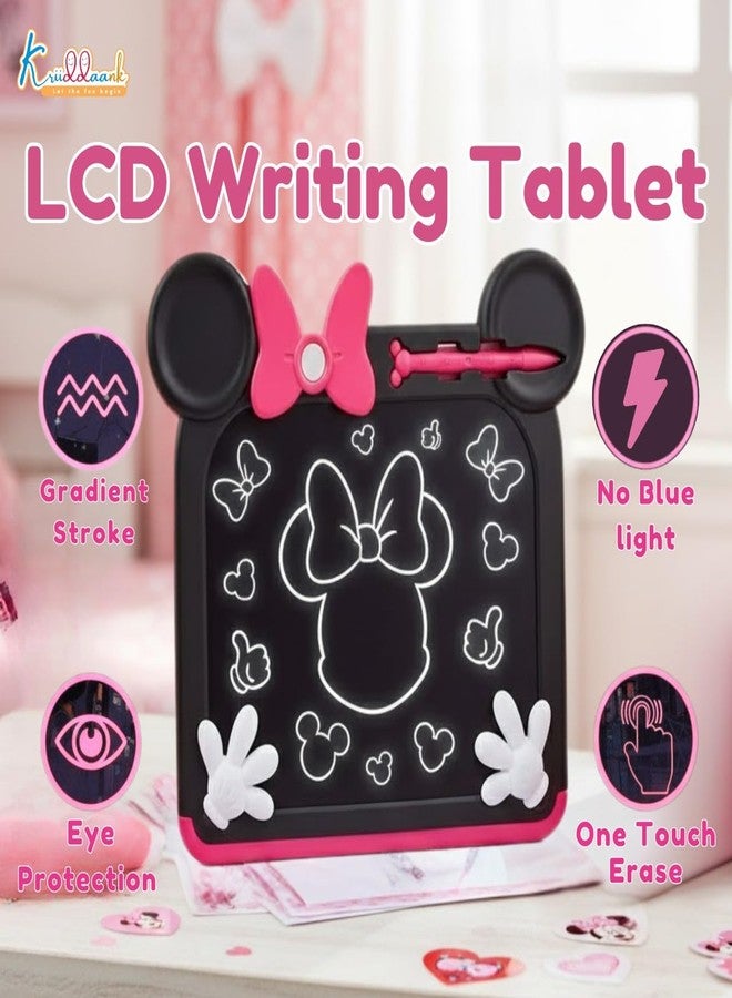 Kriiddaank Minnie LCD Writing Magic Tablet 9 Inch, Electronic Drawing Pad for Kids, Preschool Education Toy, Toddler Travel Game for Boys & Girls, Birthday Gift for 3 4 5 6 7 8 9 Year (Pink) - Image 2